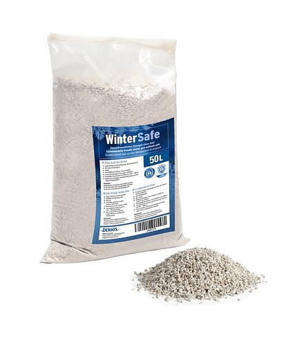 DENIOS grain sans sel WinterSafe, respectueux de l’environnement, antidérapant, sac de 50 l, 269-723